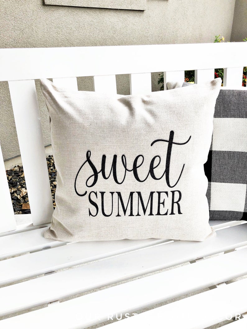 17 Refreshing Summer-Themed Pillow Designs & Covers You Will Adore