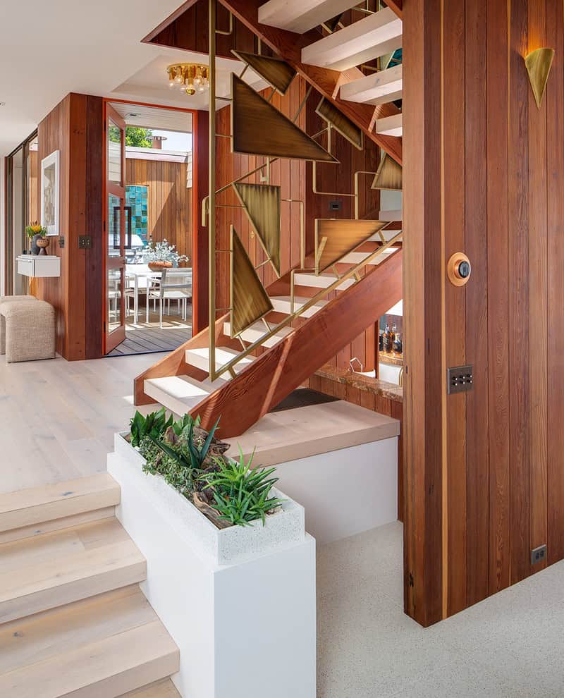 20 Outstanding Mid Century Modern Staircase  Designs For 