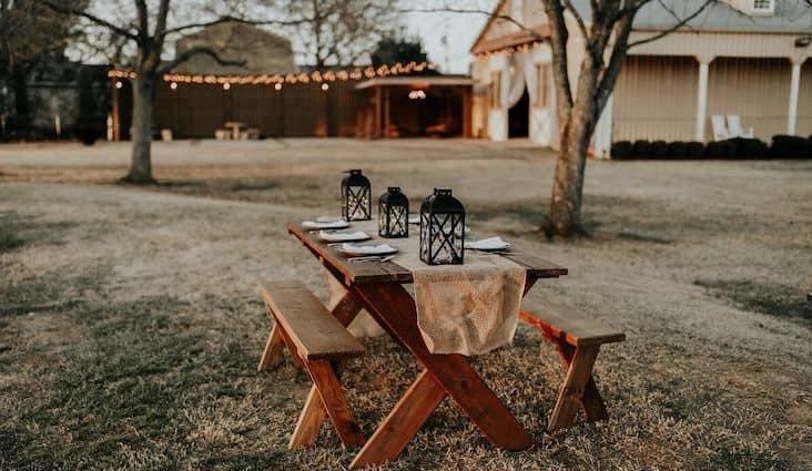 A Picnic Table for the Garden