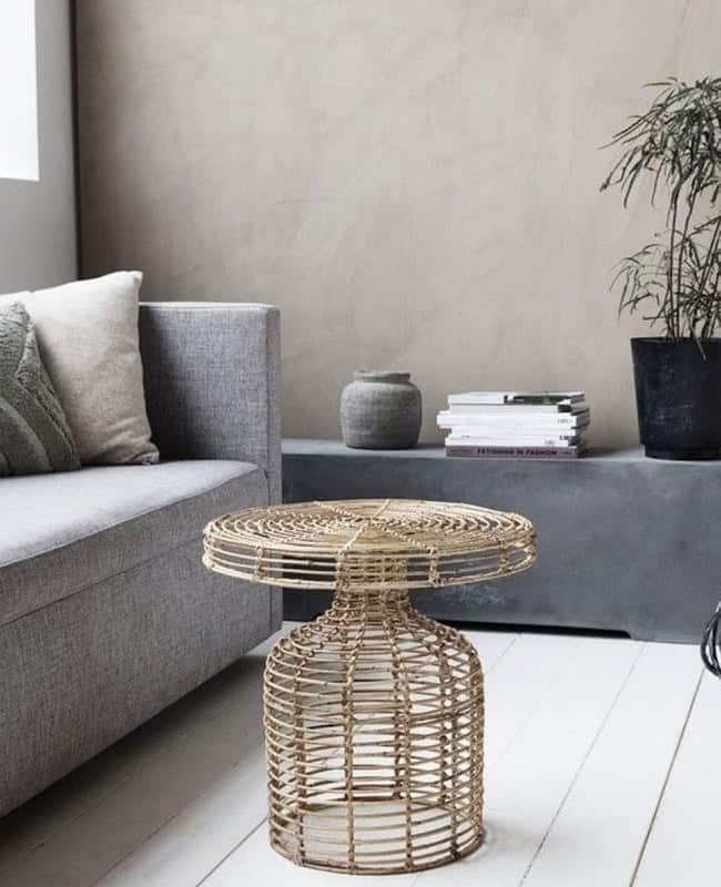 A Rattan Coffee Table for the Living Room A Rattan Coffee Table for the Living Room