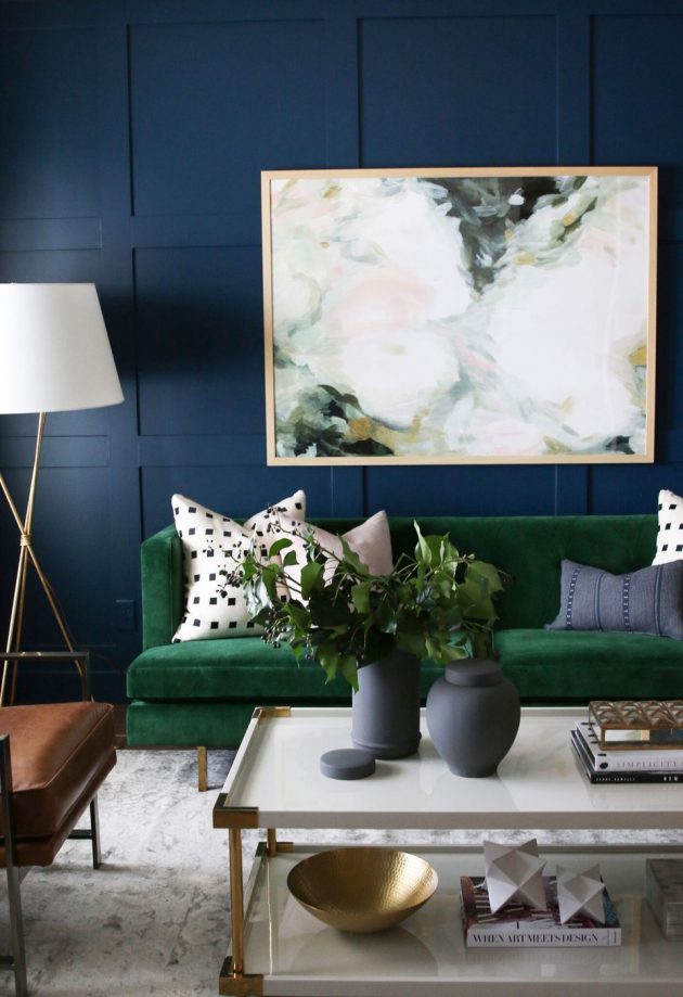 Would You Go For a Dark Shade in the Living Room?