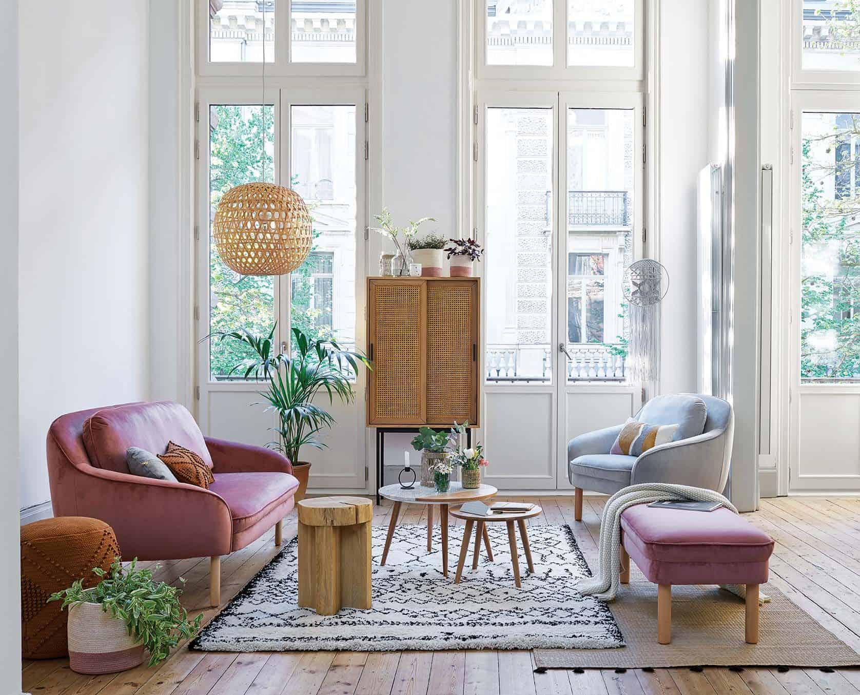 A Scandicraft-style Living Room Decor