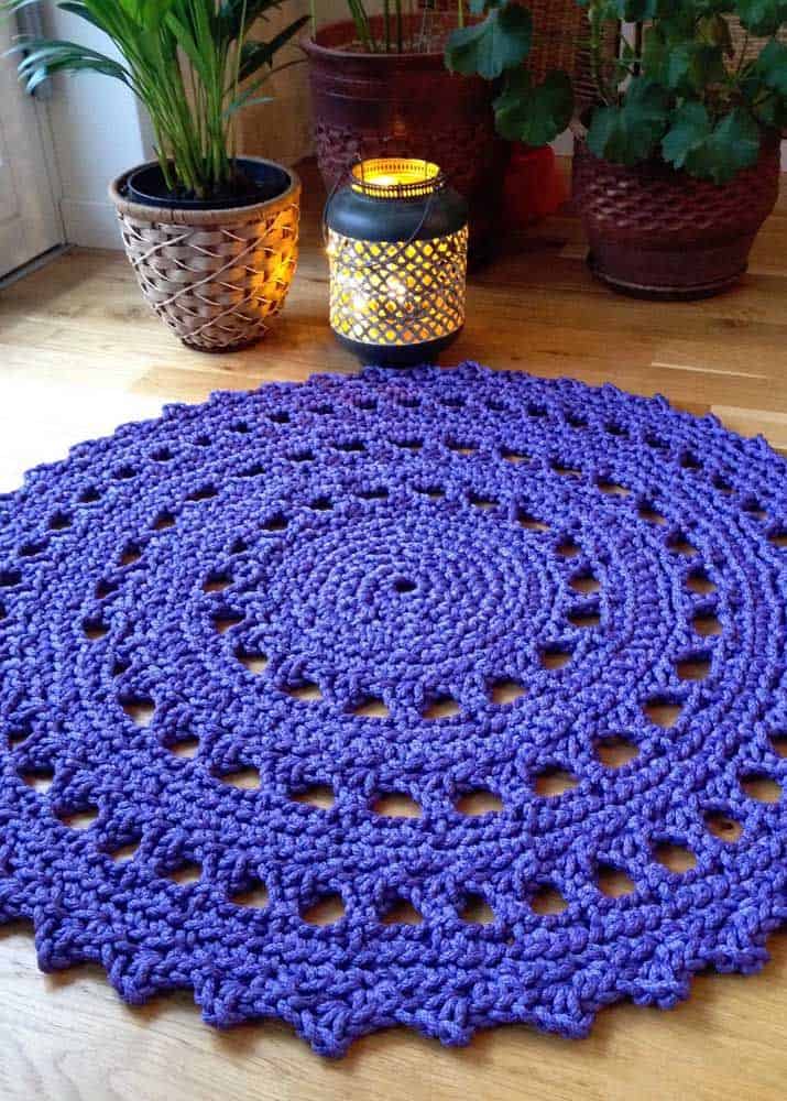 9 Models of Simple Crochet Rugs You Will Love 9 Models of Simple Crochet Rugs You Will Love