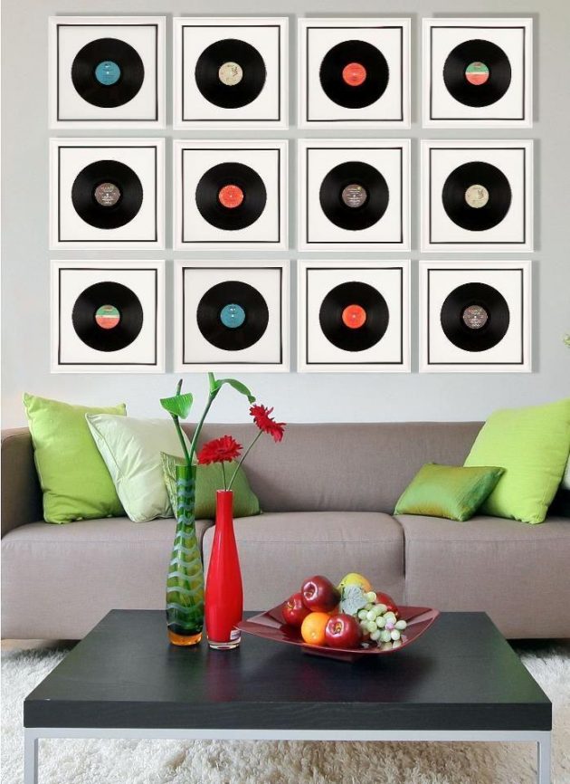 Decorating With Vinyl Records Inspirations & Ideas