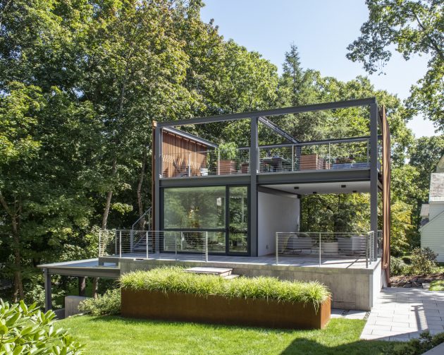 Lantern Studio by Flavin Architects in Wellesley, Massachusetts
