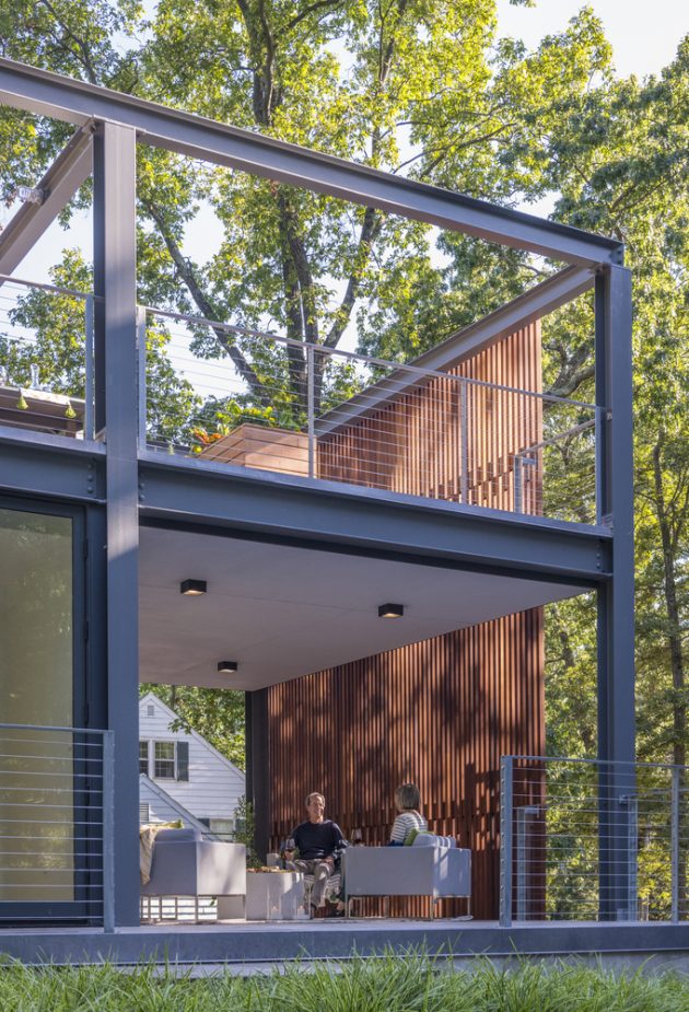 Lantern Studio by Flavin Architects in Wellesley, Massachusetts