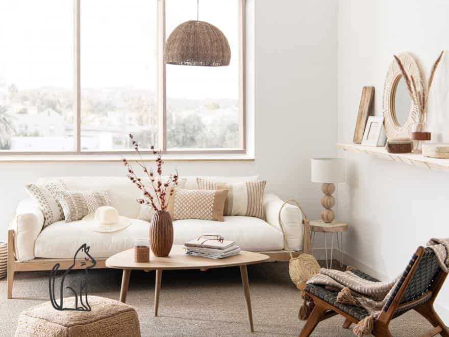 A Scandicraft-style Living Room Decor