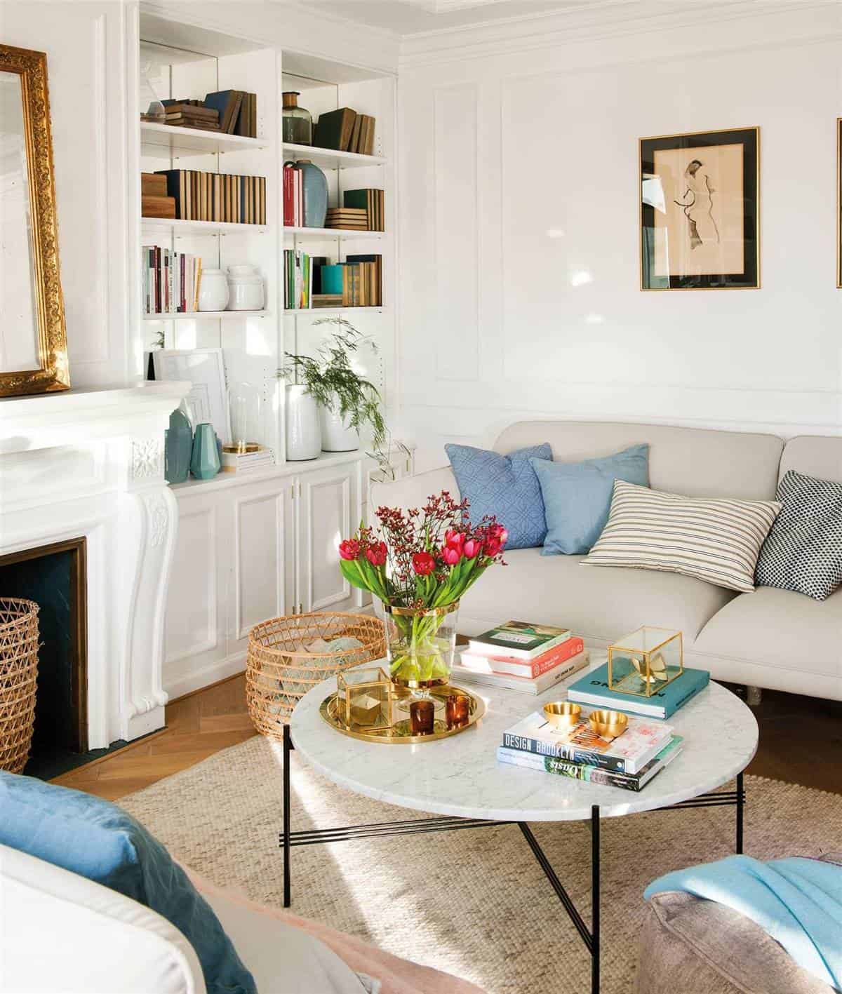 WITH MARBLE TOP AND METAL LEGS WITH MARBLE TOP AND METAL LEGS