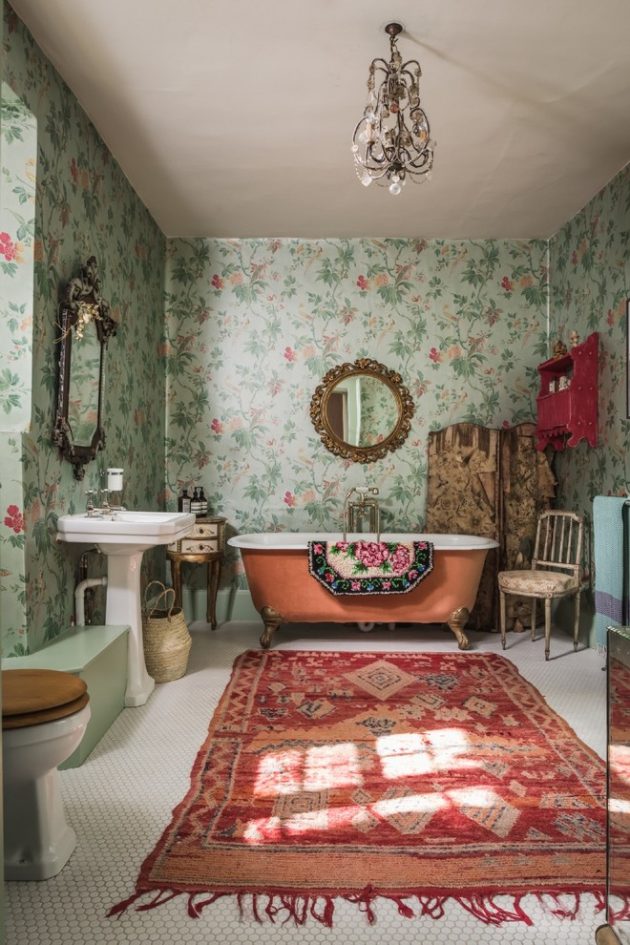15 Whimsical ShabbyChic Bathroom Interiors That Will Charm You