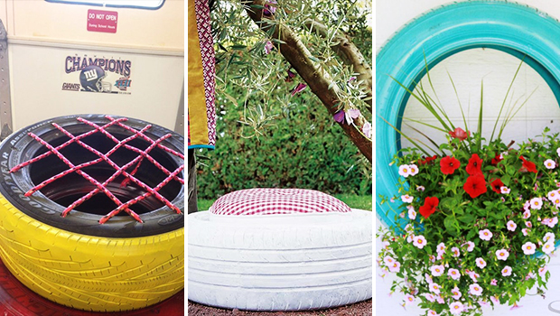17 Interesting DIY Tire Project Ideas For Your Garden