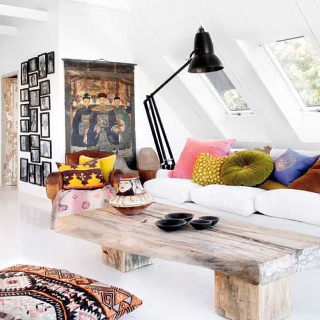 An Ethnic Decor in the Living Room An Ethnic Decor in the Living Room