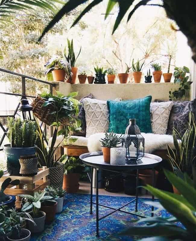 A Bohemian Decor on Your Balcony A Bohemian Decor on Your Balcony