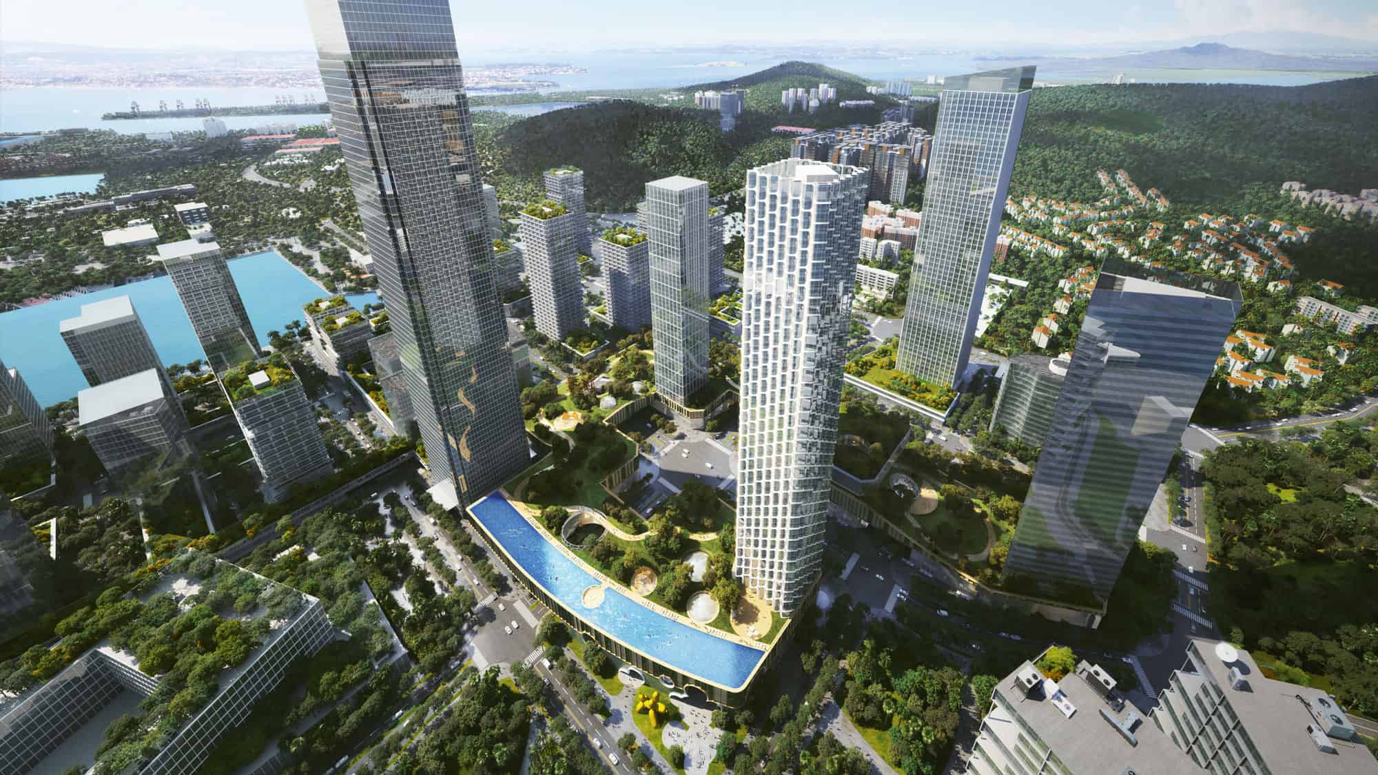 Penda China’s New Work “Life Island”: A Dream Mansion between Mountain and Sea