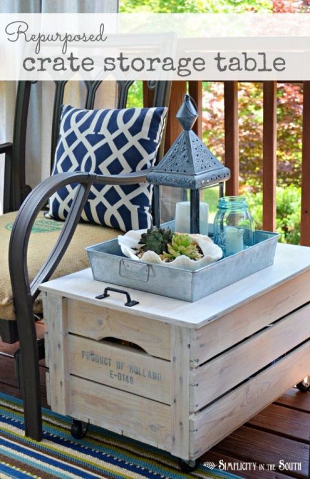 16 Genius DIY Home Decor Ideas You Can Make From Old Wooden Crates