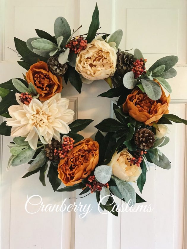 16 Vibrant Fall Wreath Designs For The Upcoming Summer To Fall Transition