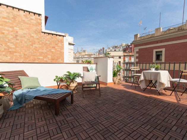 A Small Apartment With a Large Terrace