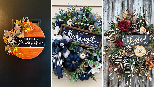 16 Impressive Autumn Wreath Designs That Will Beautify Your Front Door