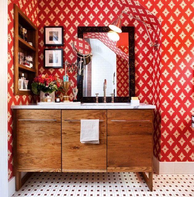 Beautiful Red Bathrooms to Get Inspired