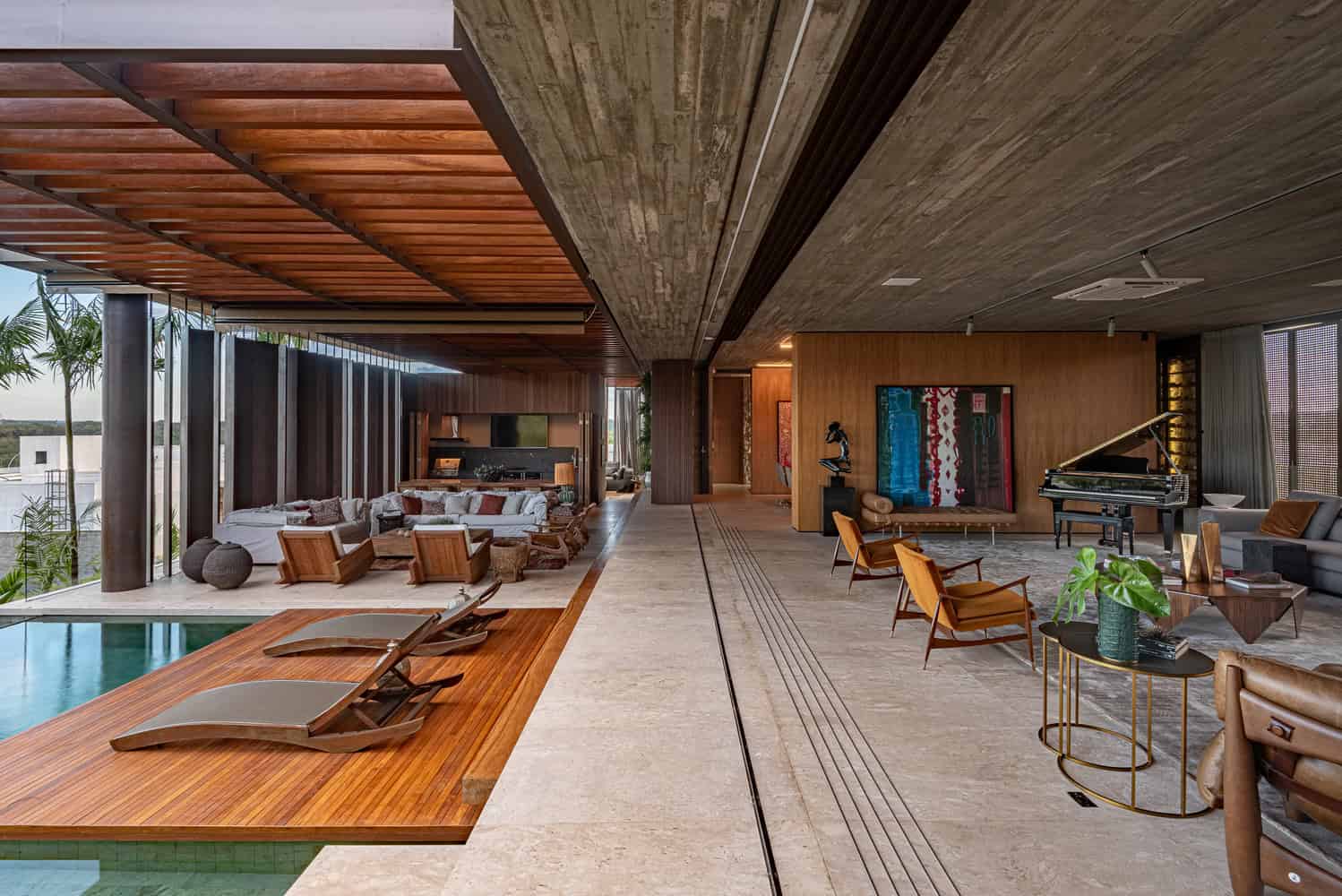Corten House by Costaveras Arquitetos in Brazil Corten House by Costaveras Arquitetos in Brazil