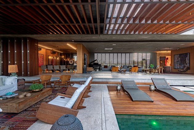 Corten House by Costaveras Arquitetos in Brazil