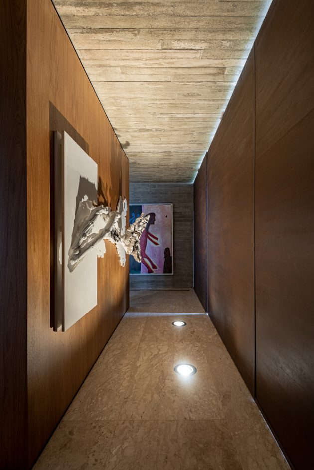 Corten House by Costaveras Arquitetos in Brazil