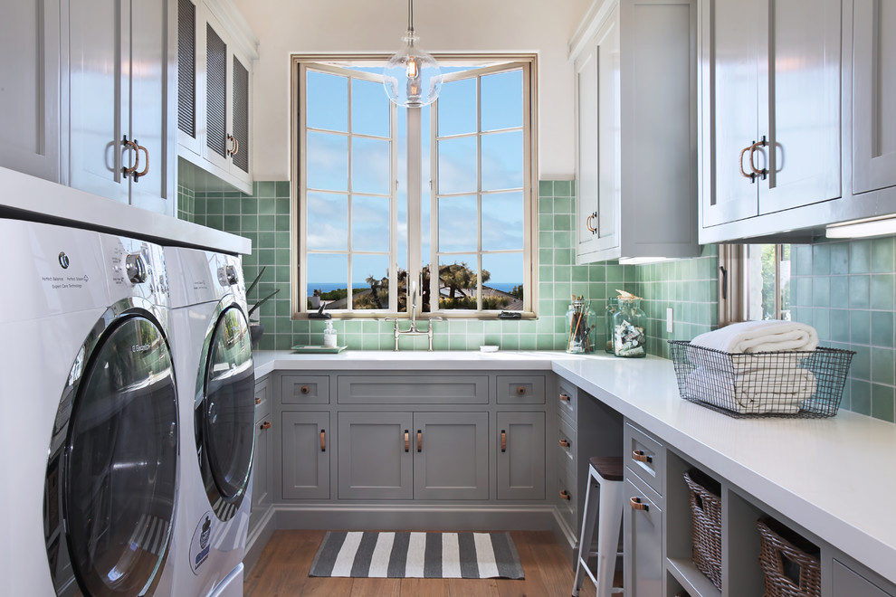 16 Awesome Mediterranean Utility Room Designs To Do Your Laundry In
