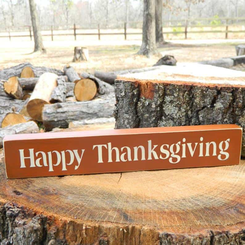 3. Happy Thanksgiving Shelf Sitter 3. Happy Thanksgiving Shelf Sitter