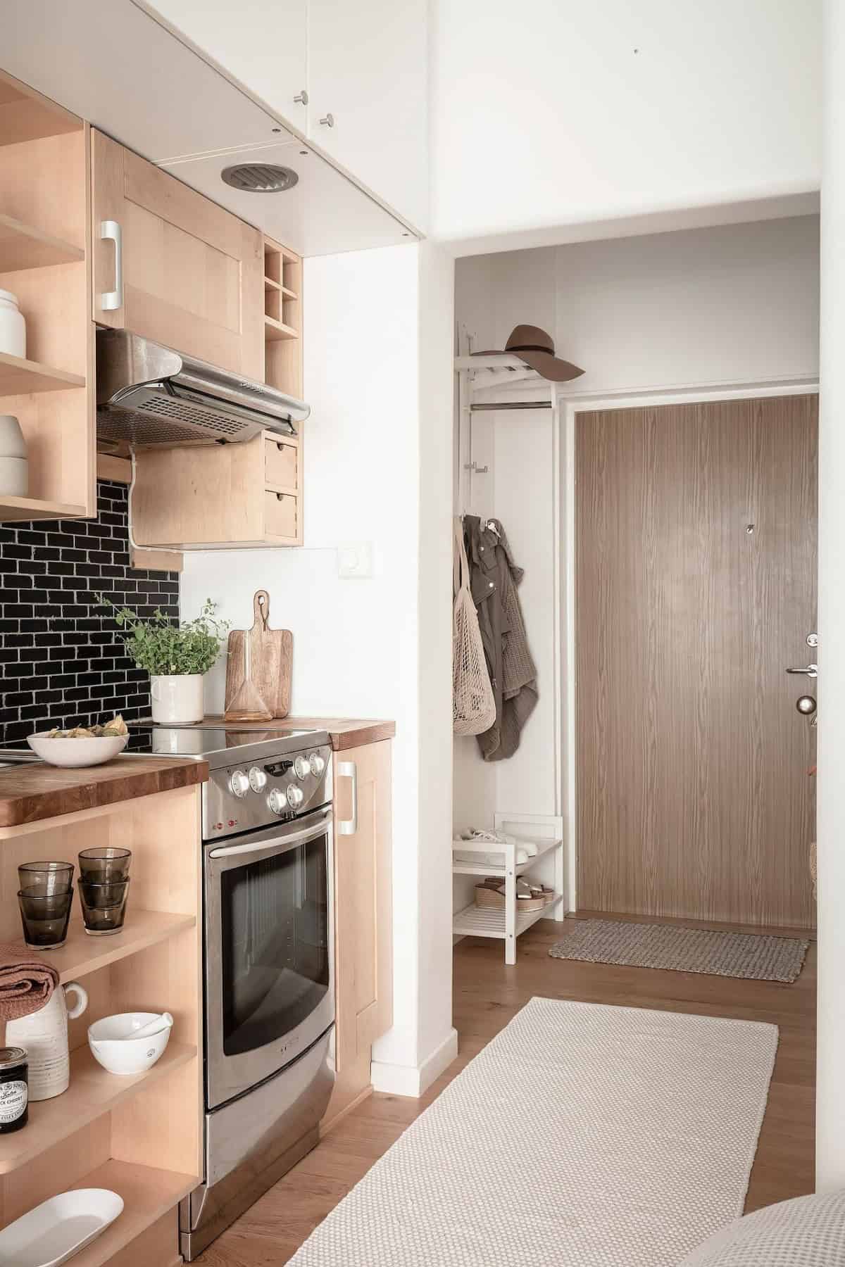 Inspiration for Small Studios in Natural Nordic Style Inspiration for Small Studios in Natural Nordic Style