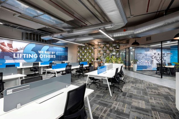 A Community-Inspired Workplace design for Evergent’s New Office