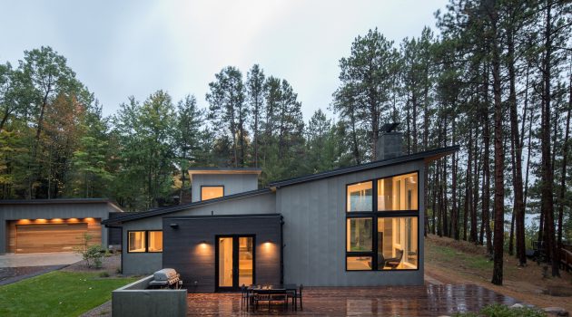 Northern Lake Home by Strand Design in Minnesota, USA
