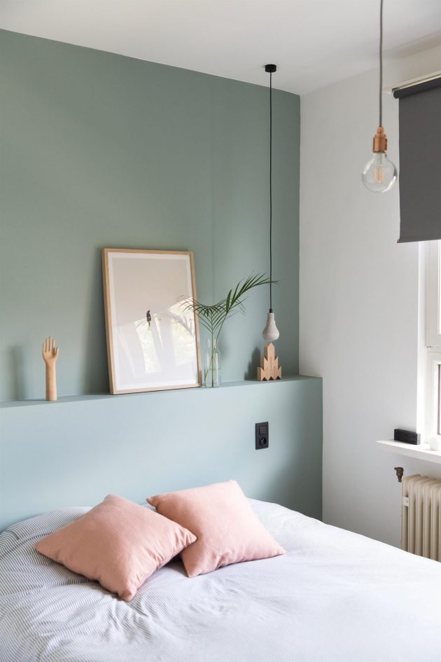 Sage Green Color to Refresh the Bedroom