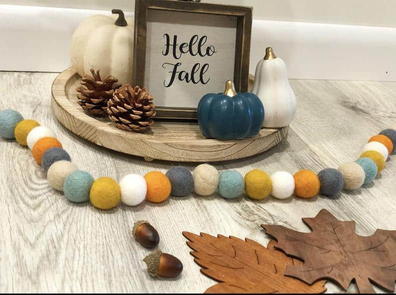 10. Colorful Fall Garland 10. Colorful Fall Garland