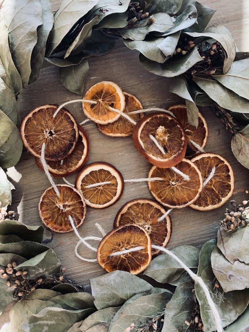 3. Dried Orange Garland 3. Dried Orange Garland