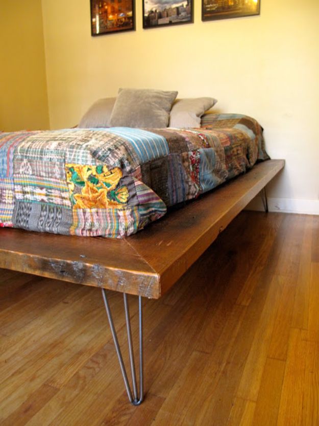 18 Exquisite Diy Platform Bed Projects, How To Build A Simple Platform Bed