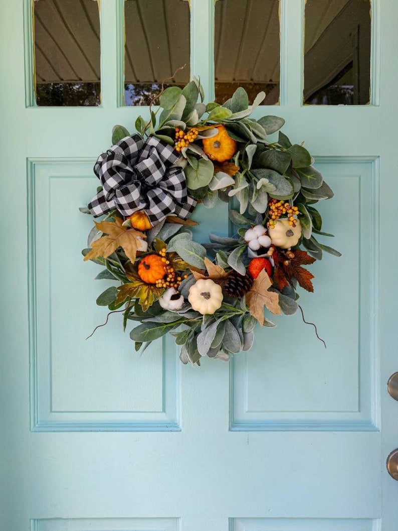 18 Graceful Thanksgiving Wreath Designs You Will Absolutely Adore