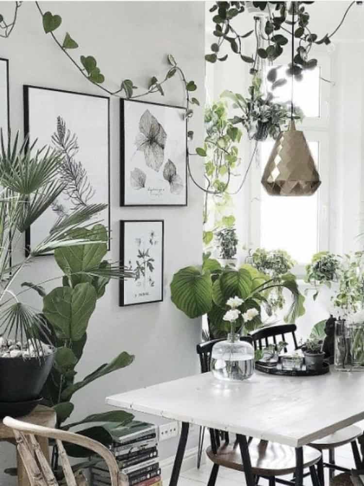 A Dining Room in the Nature Style A Dining Room in the Nature Style