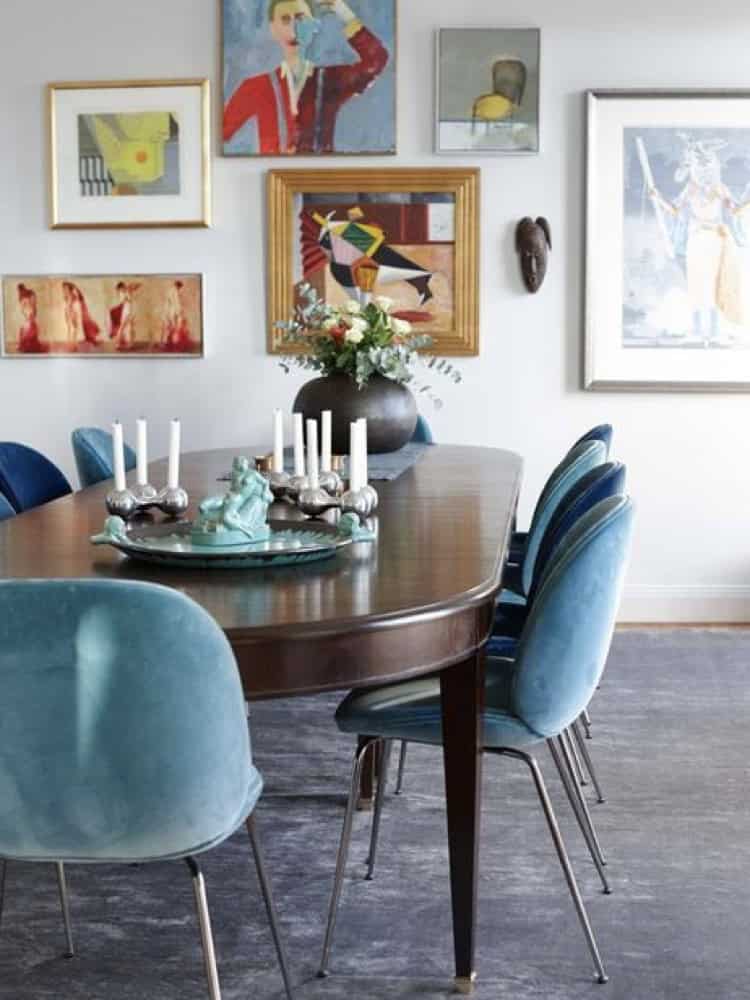 A Dining Room in the Arty Style A Dining Room in the Arty Style