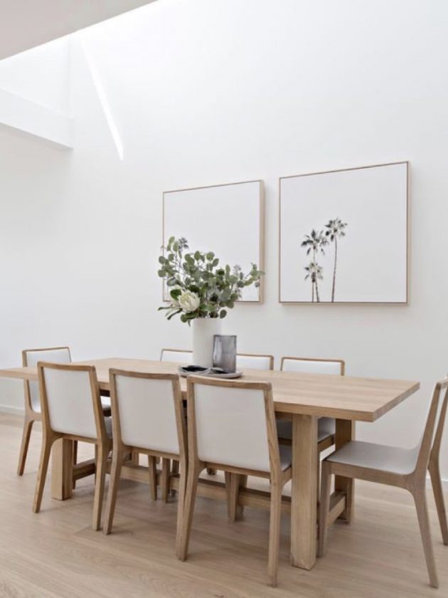 White in the Dining Room is Always a Great Idea