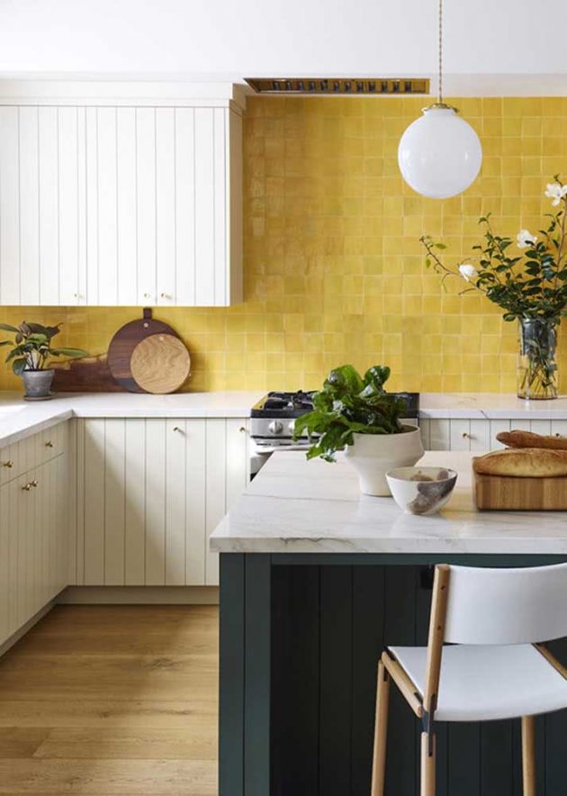 Combinations & Tips on How to Implement a Yellow Kitchen