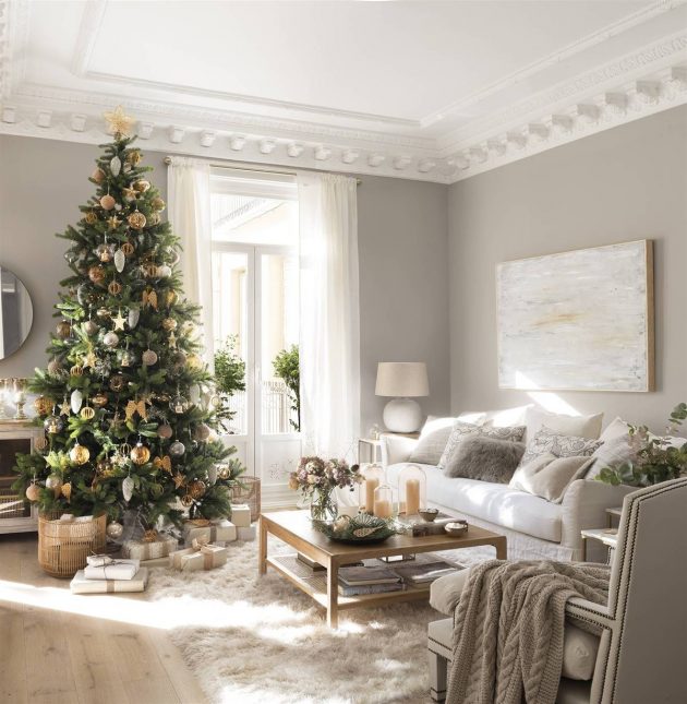 Get the Christmassy Look of This Wonderful Interior for Your Home