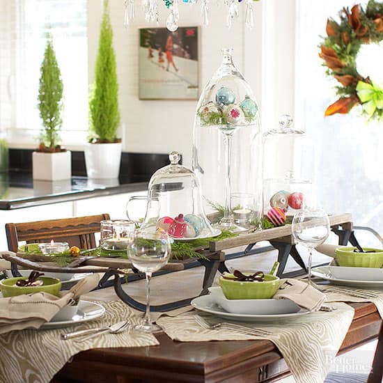 1. Sleigh Christmas Centerpiece 1. Sleigh Christmas Centerpiece