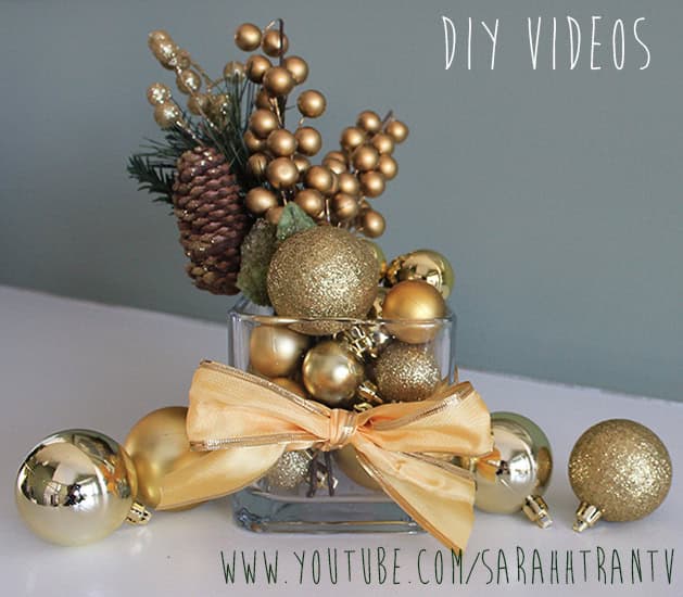15. DIY Christmas Centerpiece 15. DIY Christmas Centerpiece