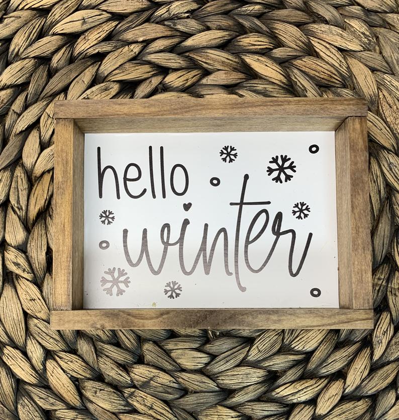 18 Charming Winter Sign Decorations For After The Holidays