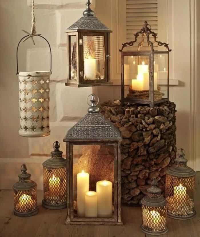 Lanterns & Candles For a Warm Atmosphere At Home Lanterns & Candles For a Warm Atmosphere At Home