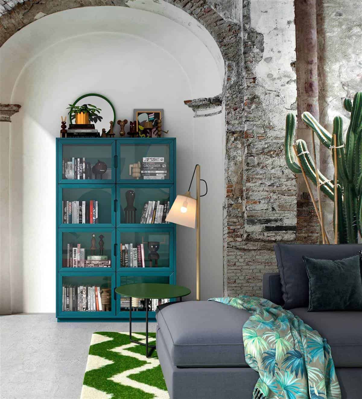 7. A LIVING ROOM DISPLAY CABINET WITH A RELAXING EFFECT 7. A LIVING ROOM DISPLAY CABINET WITH A RELAXING EFFECT