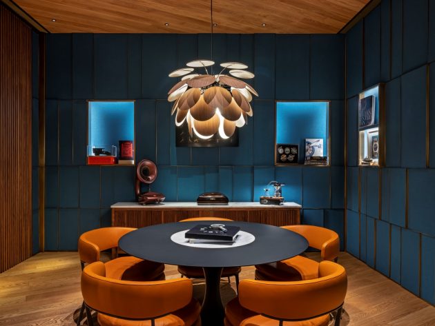 A Timeless Interior For A Timepiece Lounge: Entropia