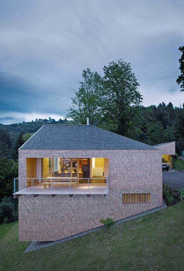 HD Haus by Bernardo Bader Architekten in Schwarzach, Austria