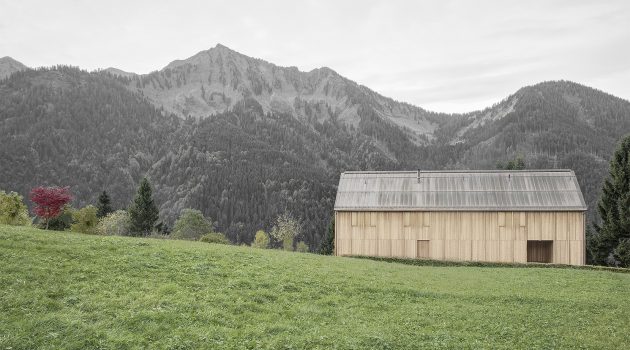 Haus am Stürcherwald by Bernardo Bader Architekten in Laterns, Austria