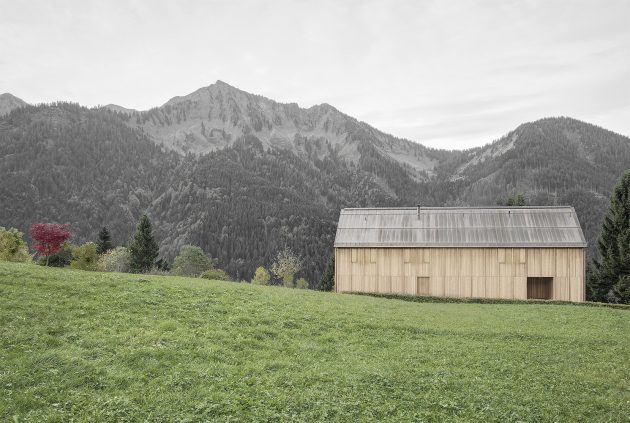 Haus am Stürcherwald by Bernardo Bader Architekten in Laterns, Austria