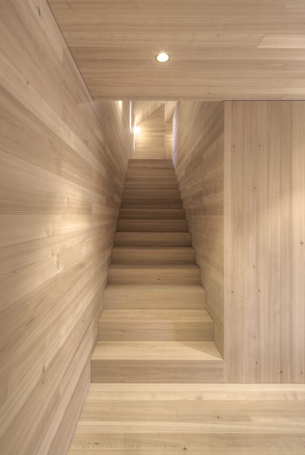 Haus am Stürcherwald by Bernardo Bader Architekten in Laterns, Austria